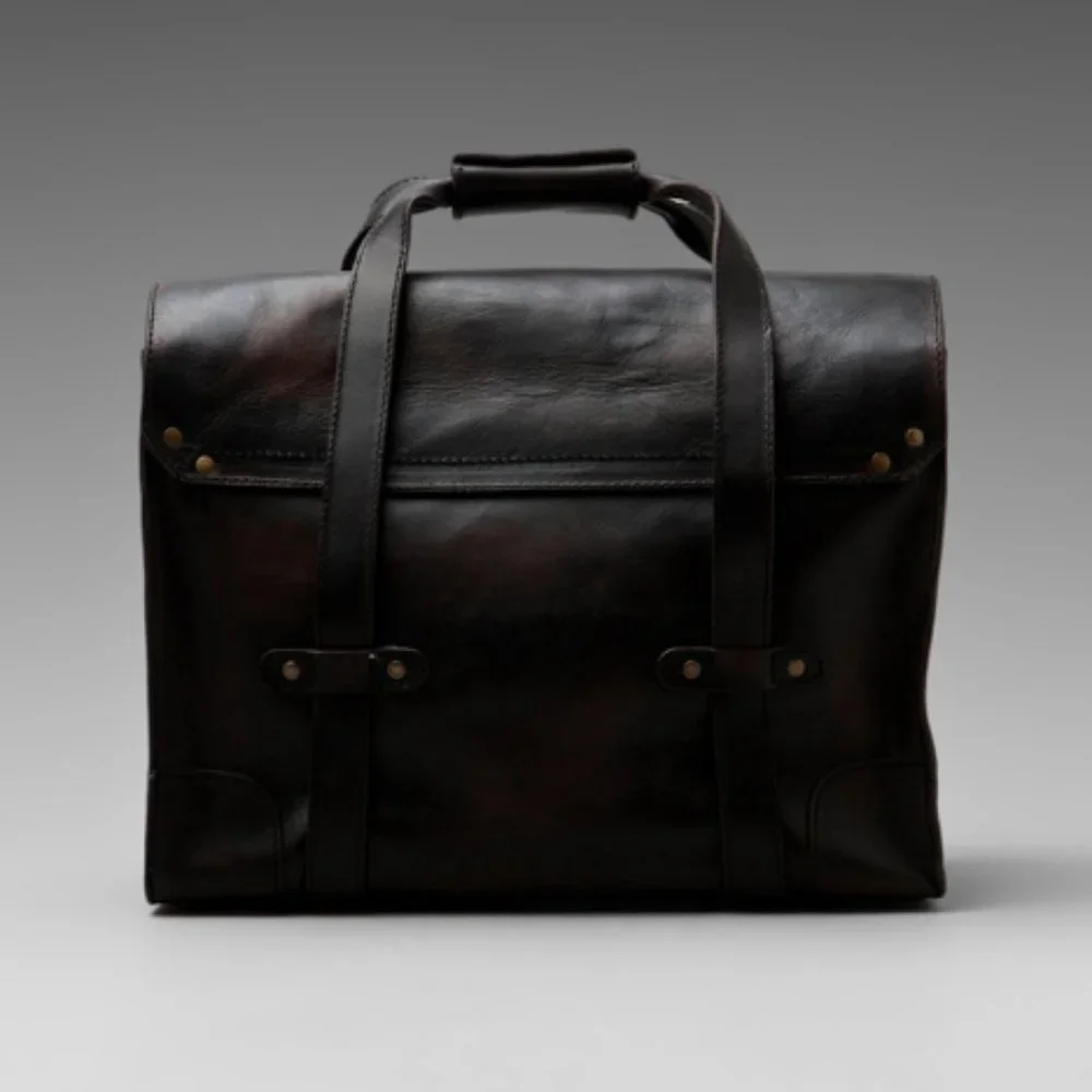 Will Leather Goods Everett Satchel Leather Briefcase